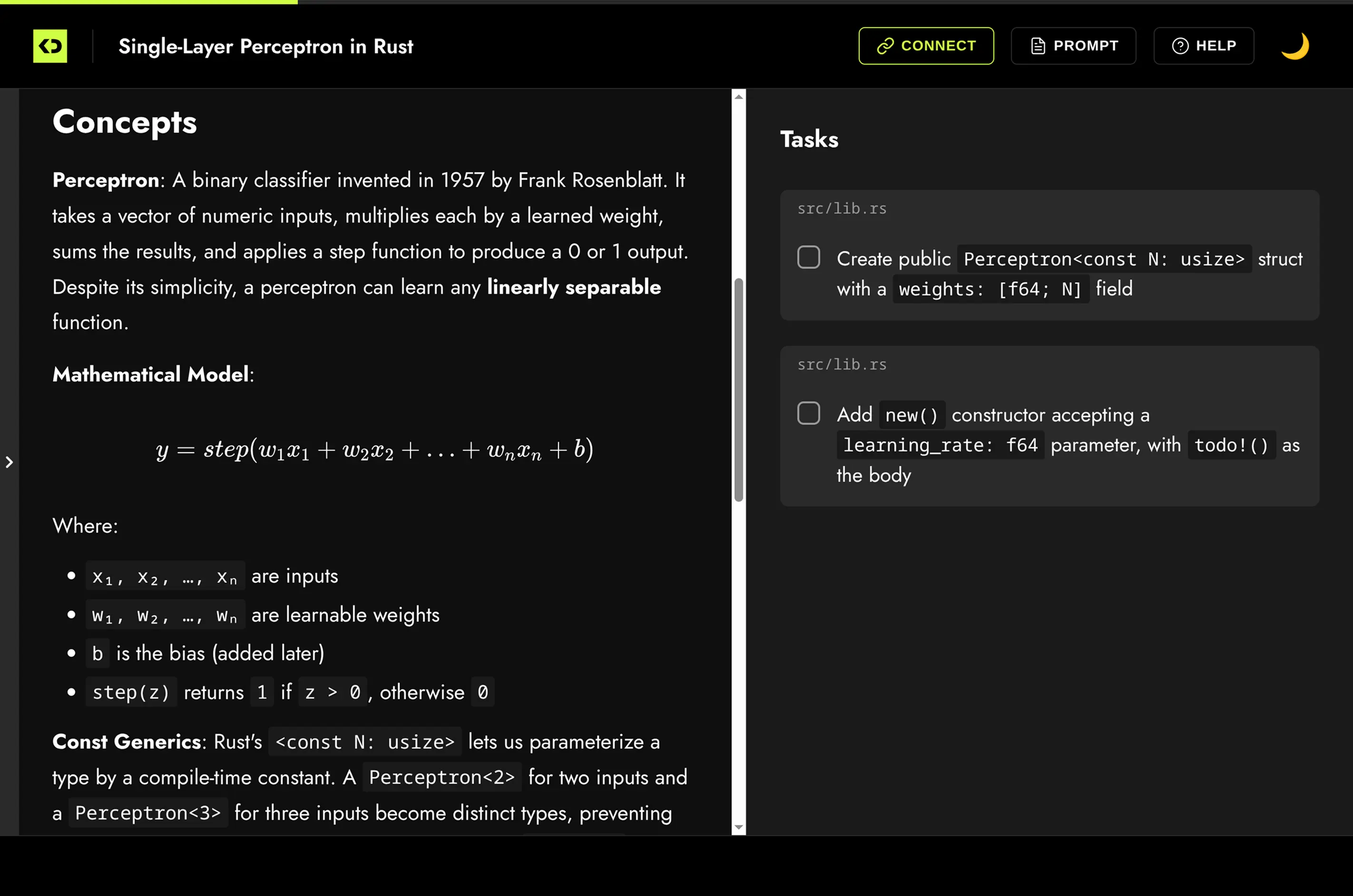Engineering playground interface