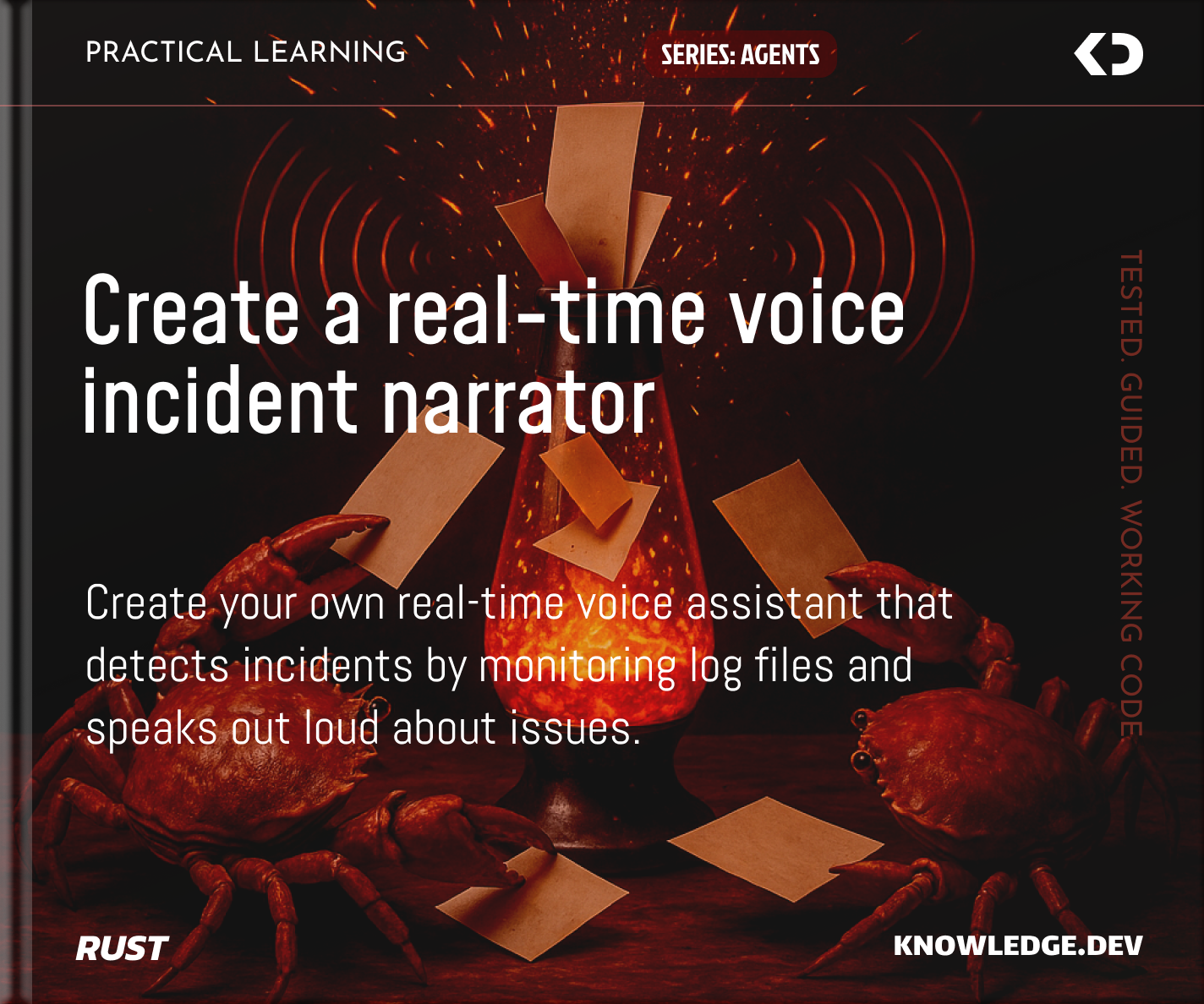 Create a real-time voice incident narrator cover