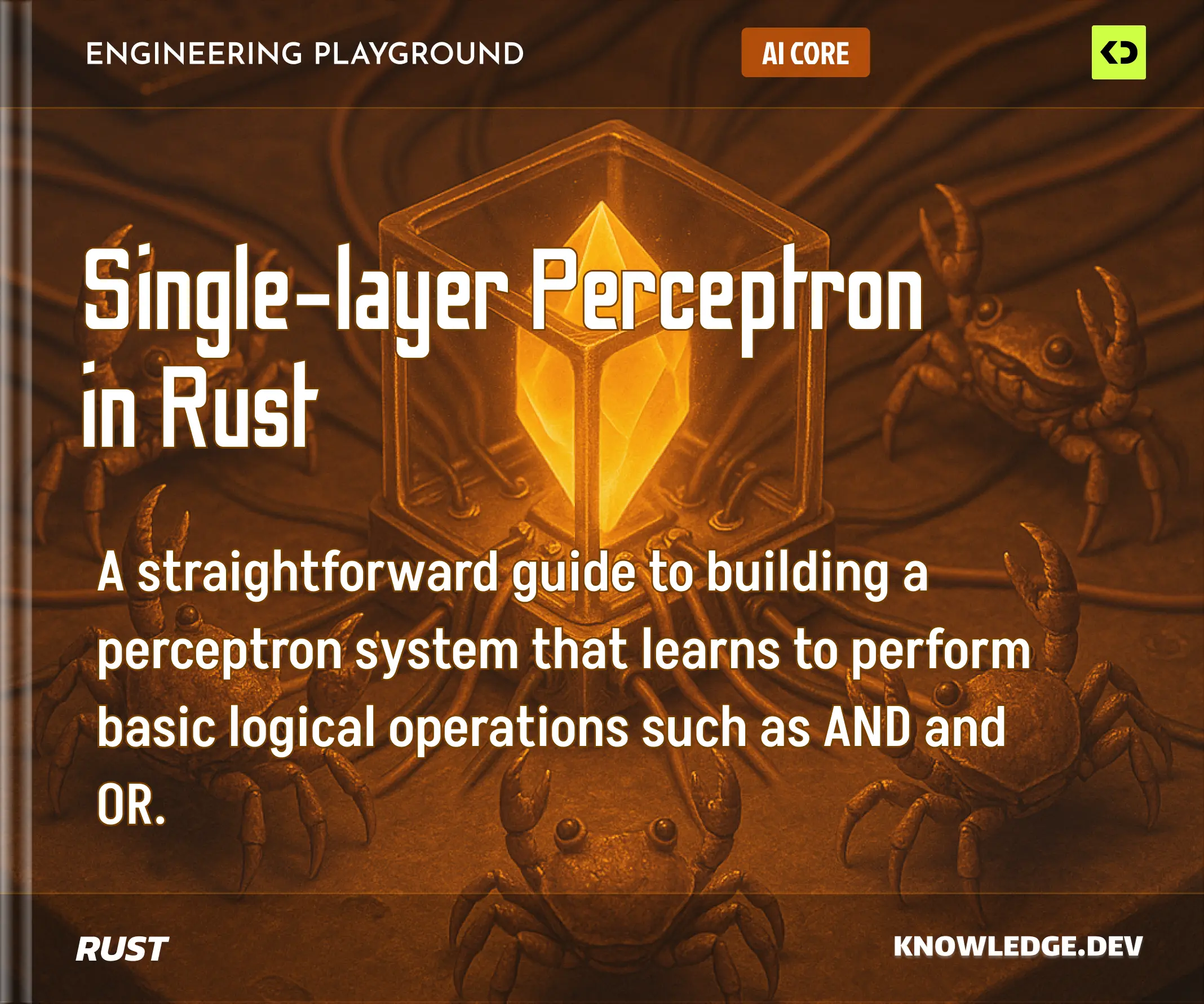 Single-layer Perceptron in Rust cover