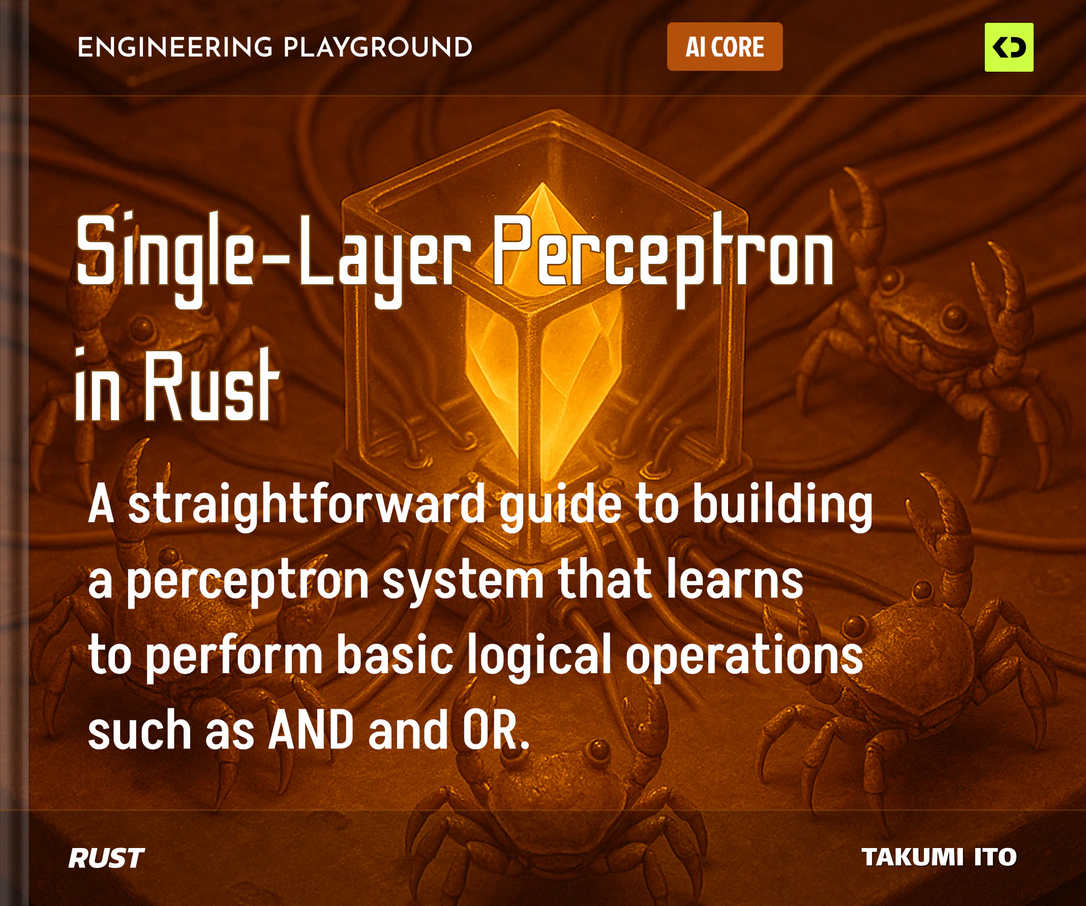 Single-Layer Perceptron in Rust cover