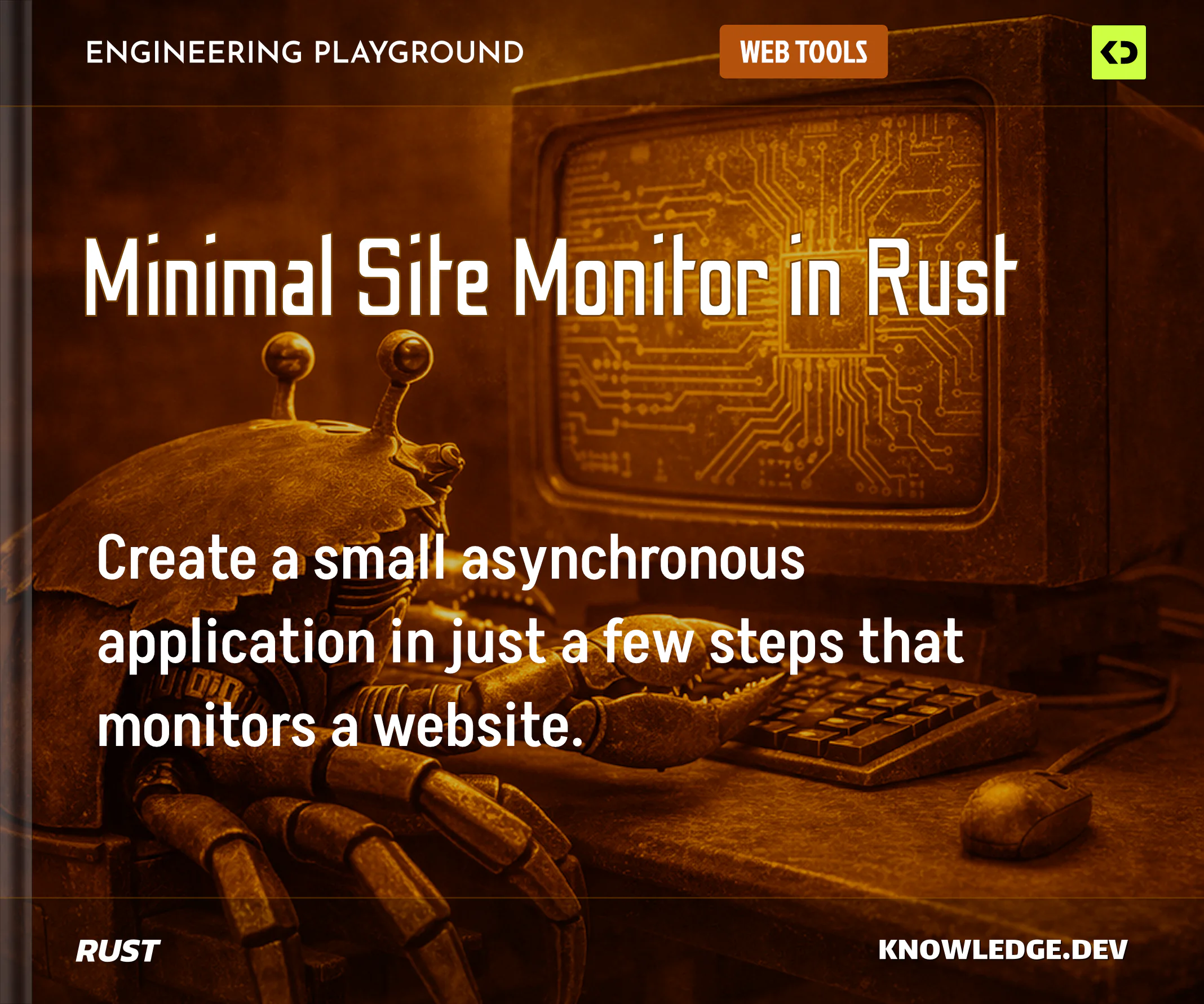 Minimal Site Monitor in Rust cover
