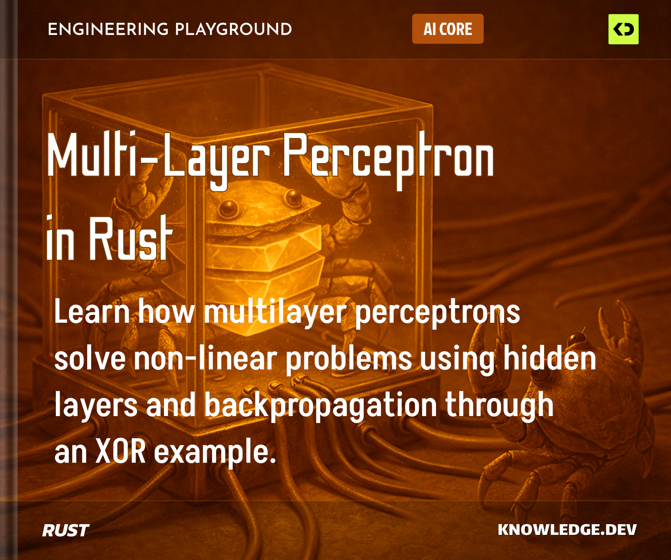 Multi-Layer Perceptron in Rust cover
