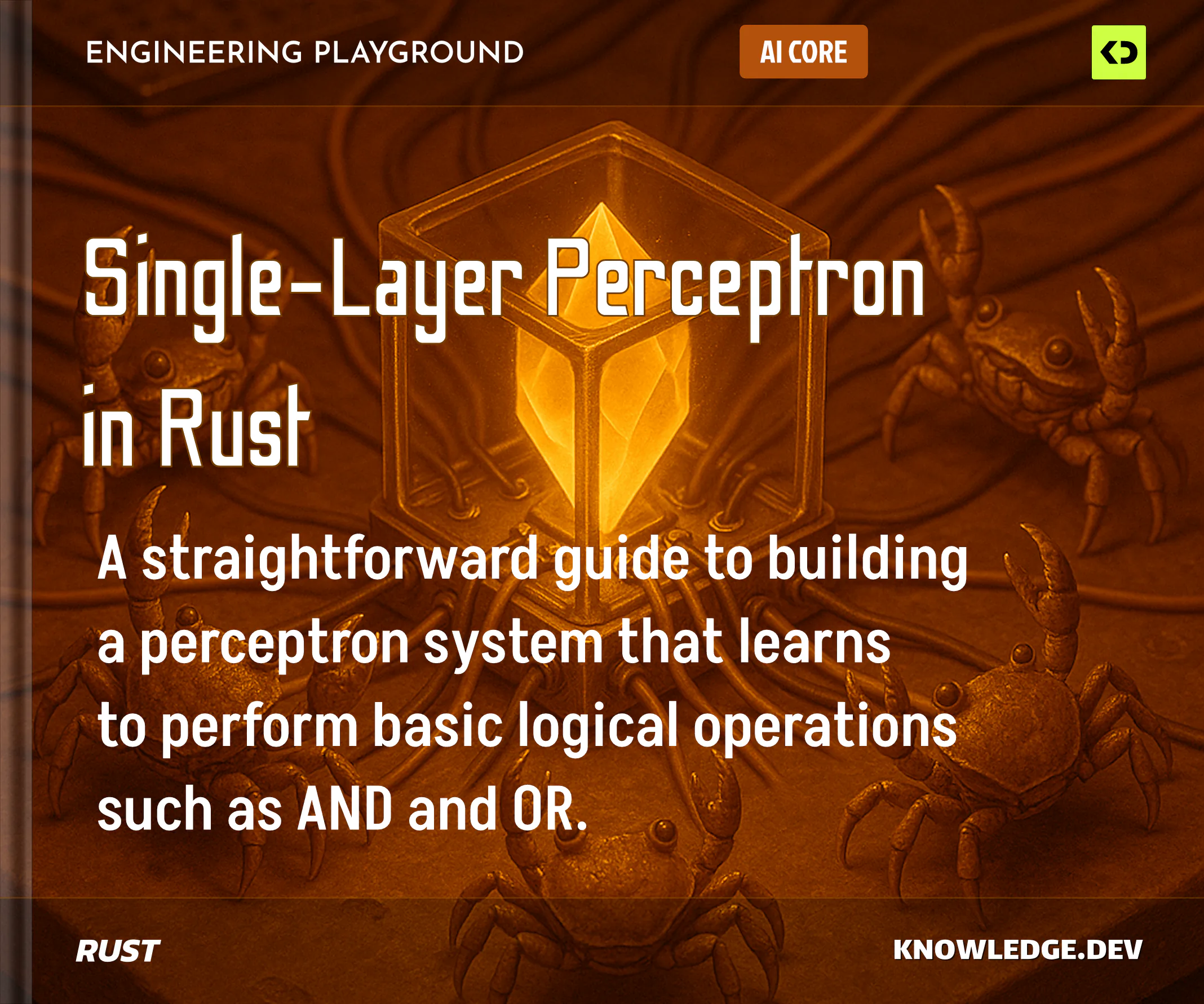 Single-Layer Perceptron in Rust cover